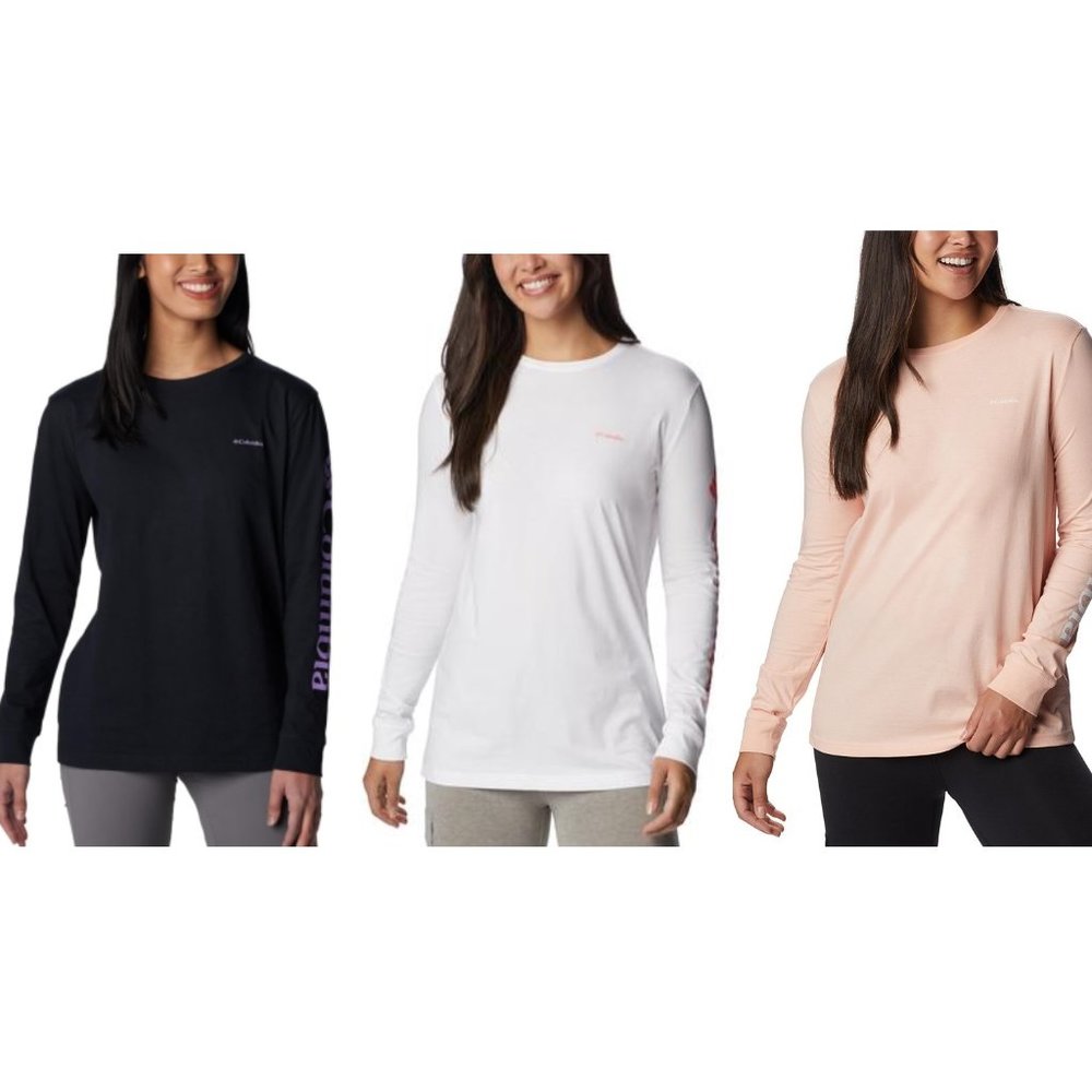 NWT Columbia Women's North Cascades Long Sleeve Tee Multicolor XS-2XL $45 P186